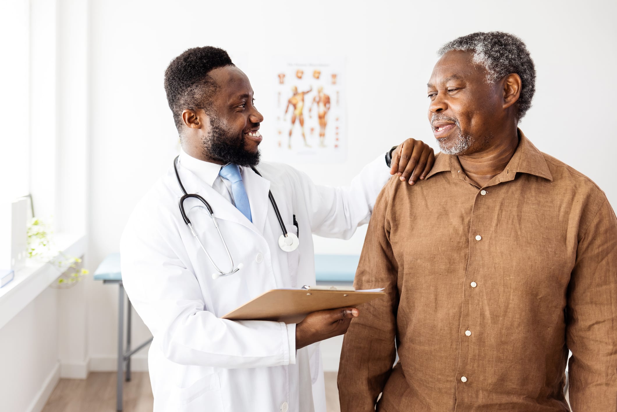 Doctor consulting patient