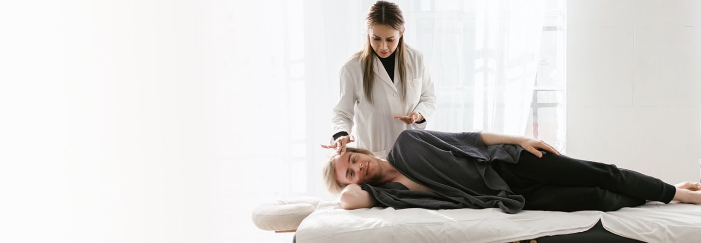 patient getting treated