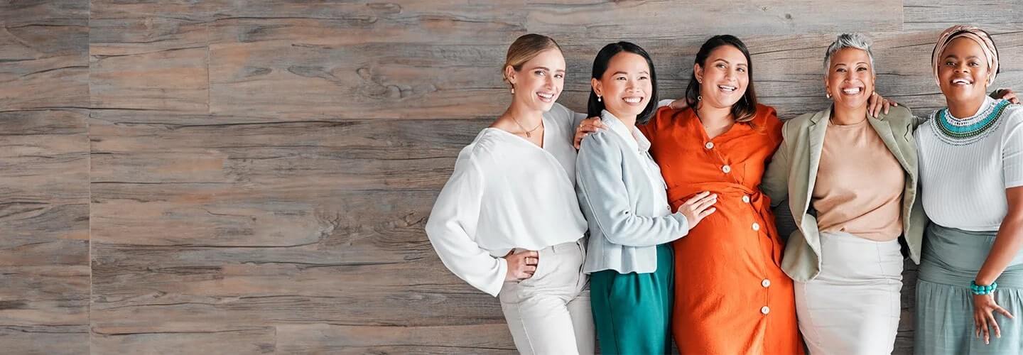 group of women smiling