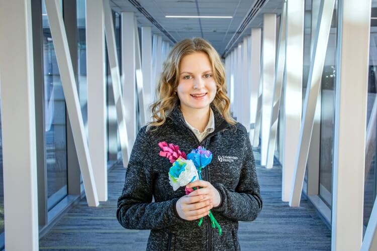 stamford health volunteer darcy churchill-joell