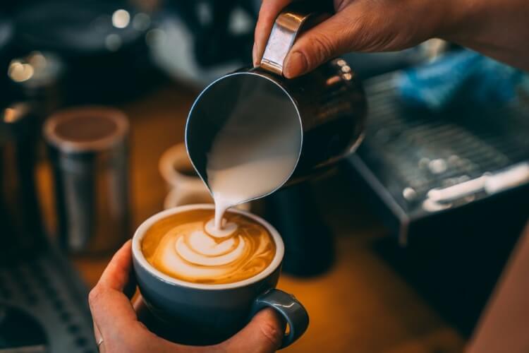 a cup of coffee
