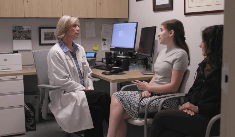 doctor talking to a patient