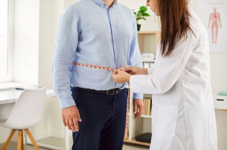 patient getting examined