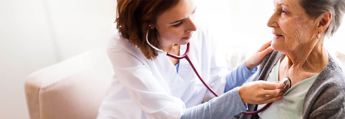 patient getting a check-up