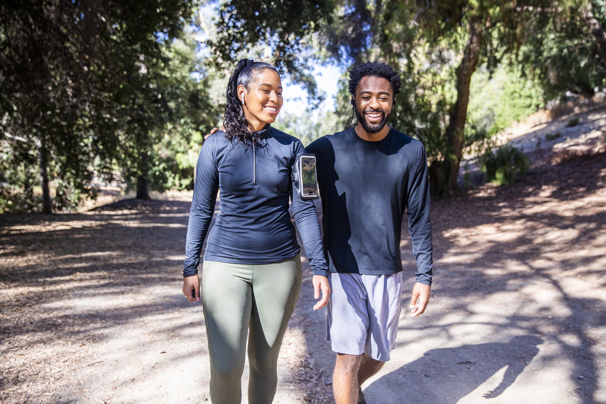 walking couple