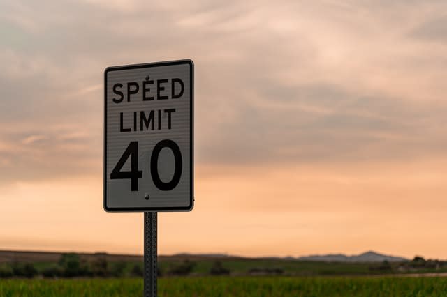 speed limit sign