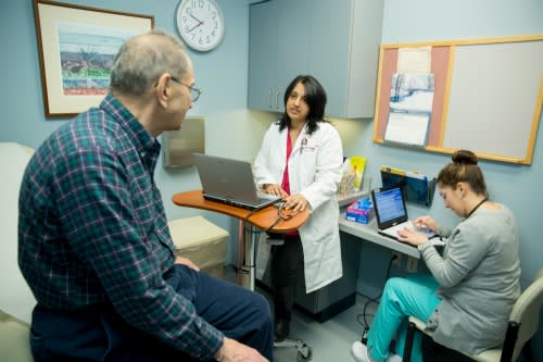 Endocrinology patient room