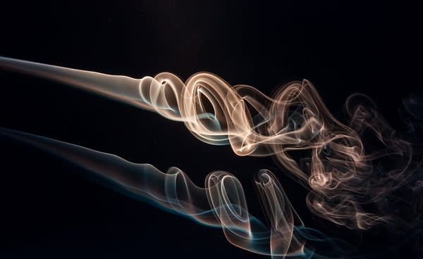 Vapor from E-cigarette. Commit to quit smoking or vaping at Stamford Health