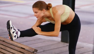 Woman Stretching